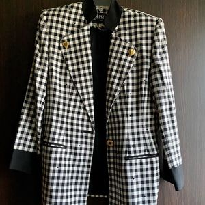 Criscione New York Vintage Gingham Coat